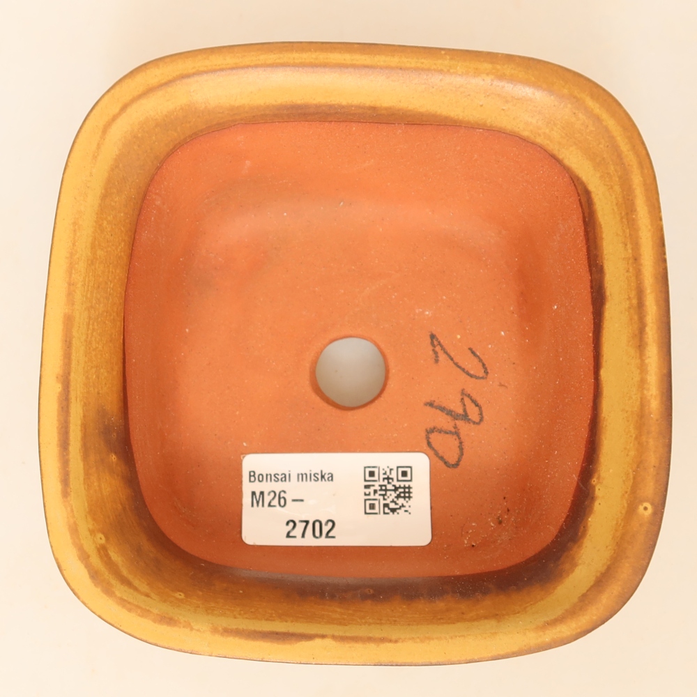 Bol en céramique  12 x 12 x 5 cm, couleur jaune