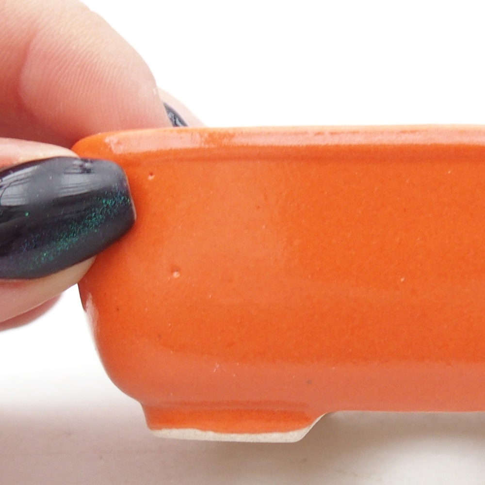 Mini bol bonsaï 8 x 6 x 3 cm, orange