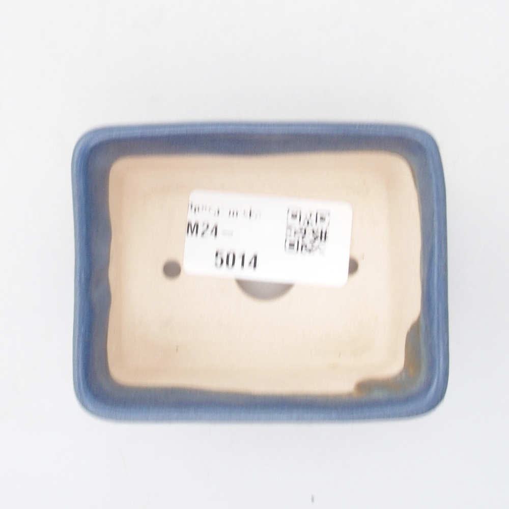 Mini bol bonsaï 8 x 6 x 3,5 cm, couleur bleu