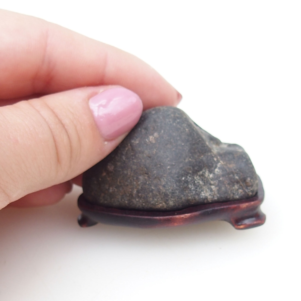 Suiseki - Pierre avec DAI (base en bois)