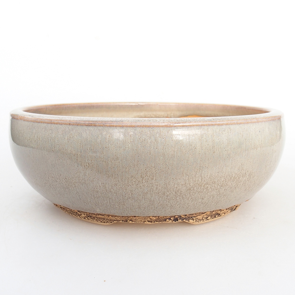 Bol bonsaï en céramique 19 x 19 x 6,5 cm, gris