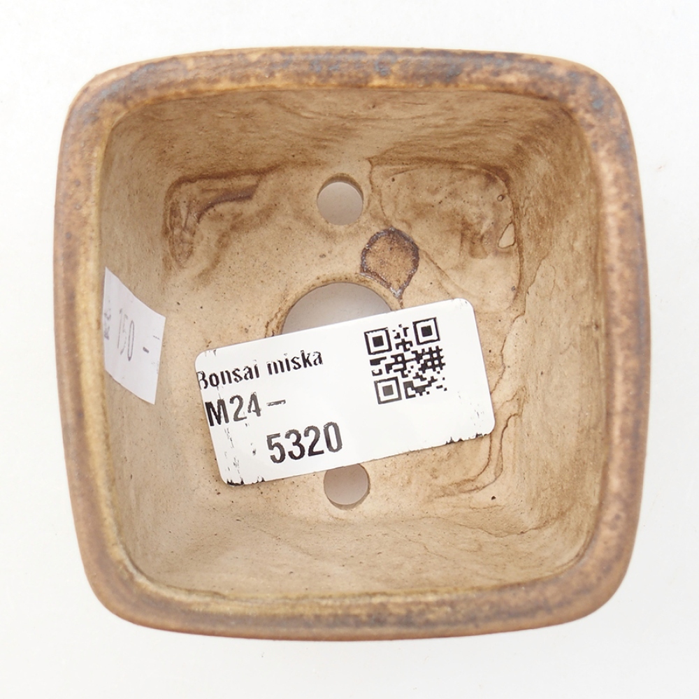 Bol à bonsaï en céramique 6 x 6 x 4,5 cm, rose