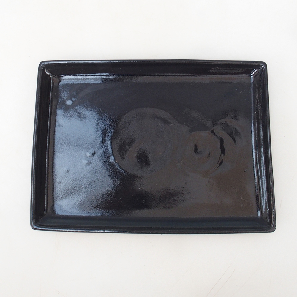 Soucoupe Bonsaï rectangle 22,5 x 17 x 1,5 cm