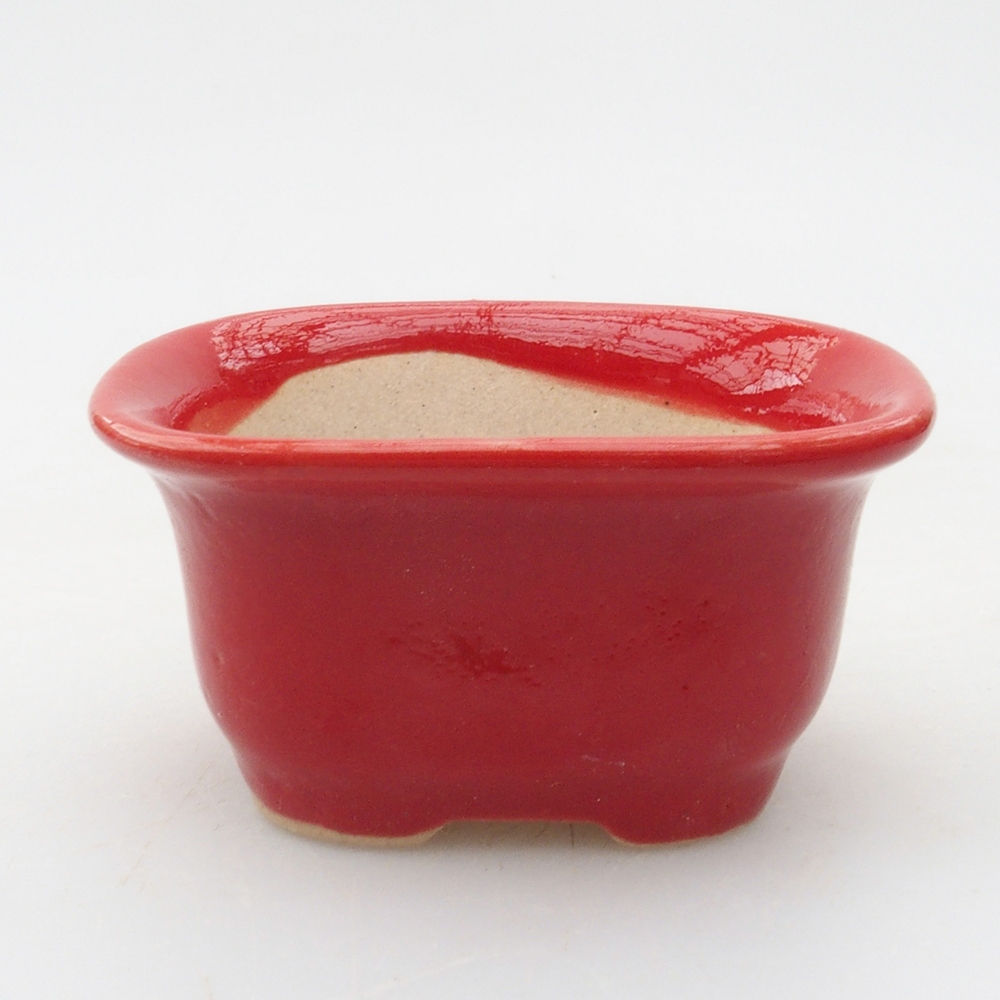 Mini bol bonsaï 5,5 x 4,5 x 3 cm, couleur rouge