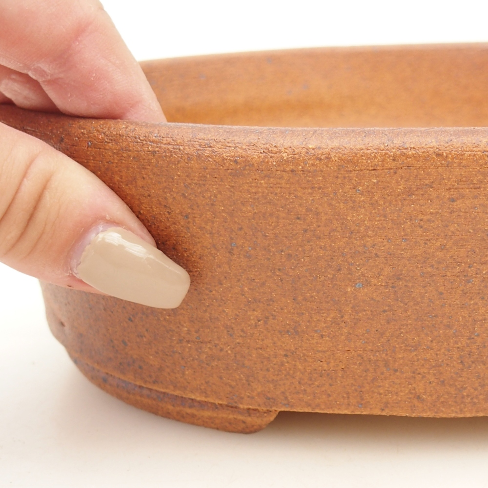 Bol à bonsaï 19,5 x 16 x 6 cm , couleur marron