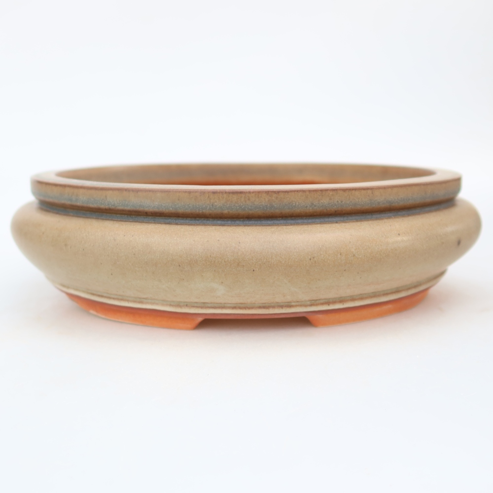 Bol en céramique  23 x 23 x 7 cm, couleur beige