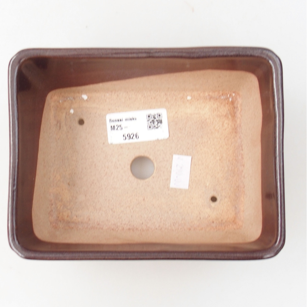 Bol à bonsaï en céramique 22 x 17 x 5 cm, vert