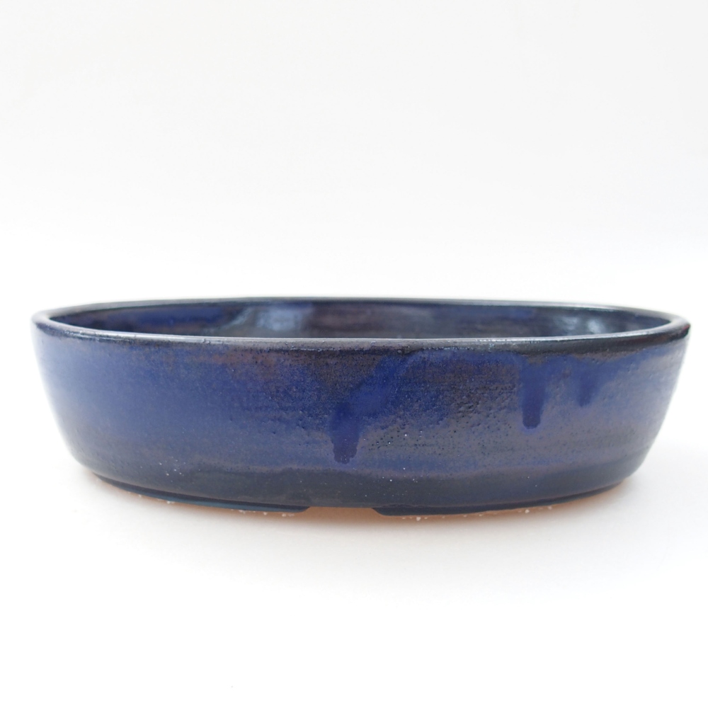 Bol à bonsaï en céramique 22 x 17 x 5 cm, vert