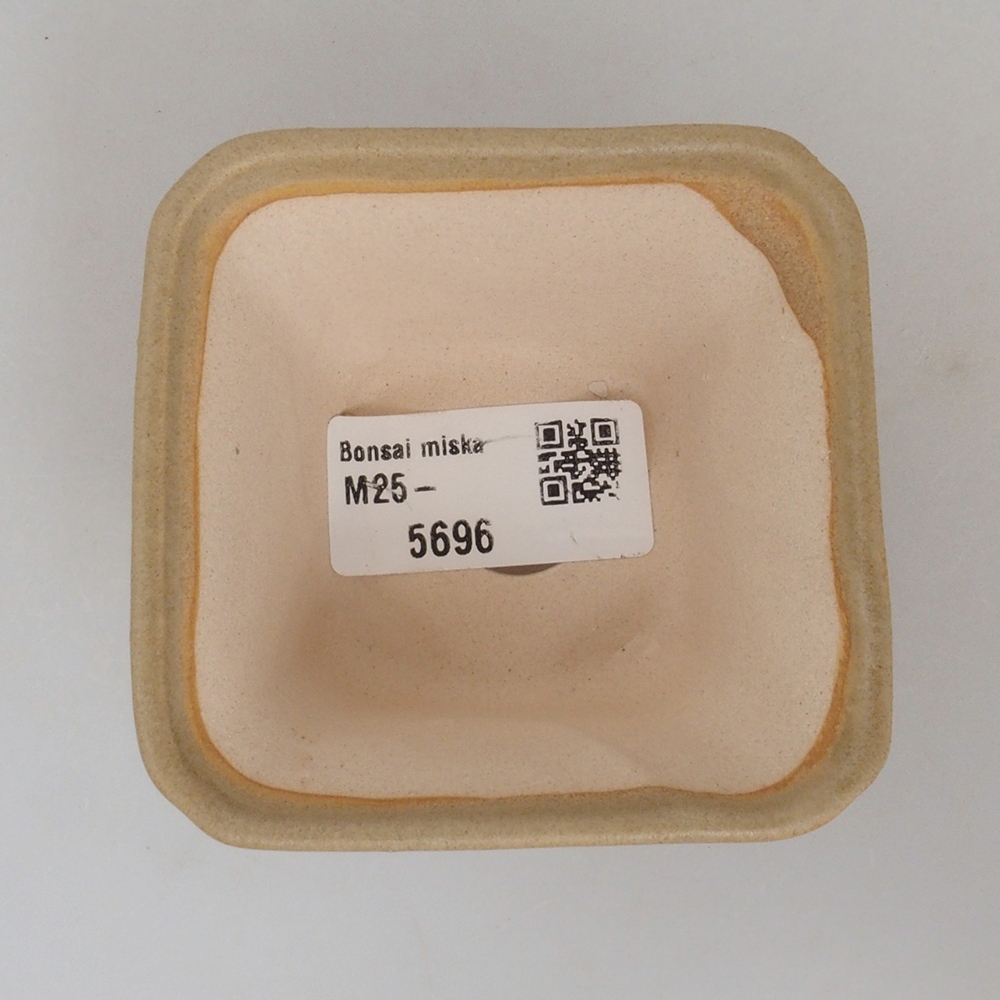 Mini bol bonsaï 7,5 x 7,5 x 4,5 cm, brun