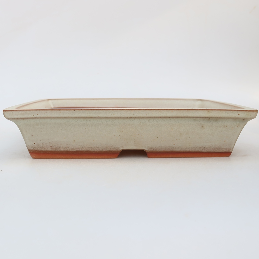Bol en céramique  26 x 19,5 x 5,5 cm, couleur beige
