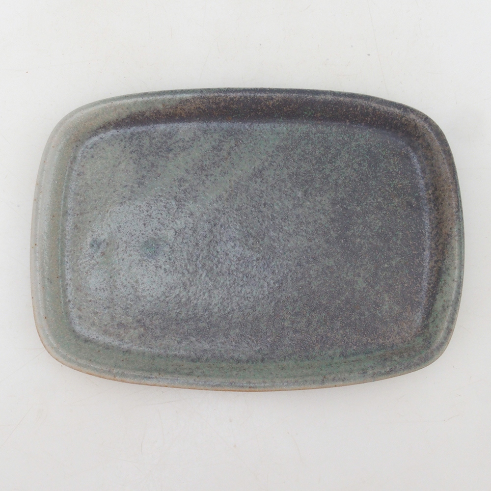 Soucoupe en céramique H02 - 17,5 x 12 x 1 cm - vert