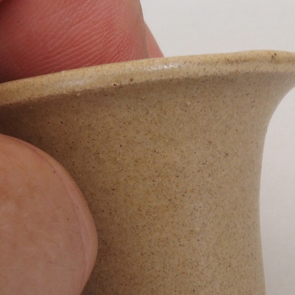 Mini bol bonsaï 4 x 4 x 4 cm, brun