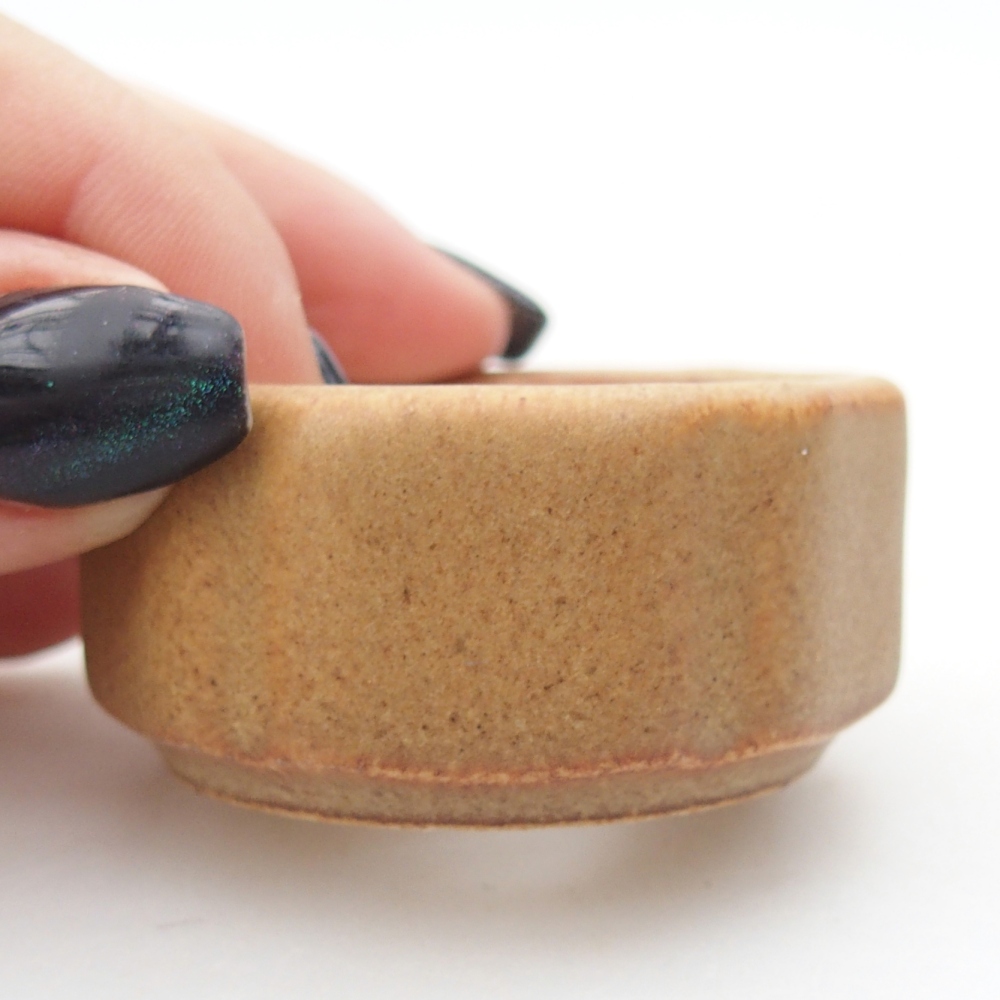 Mini bol bonsaï 4,5 x 4,5 x 2,5 cm, brun