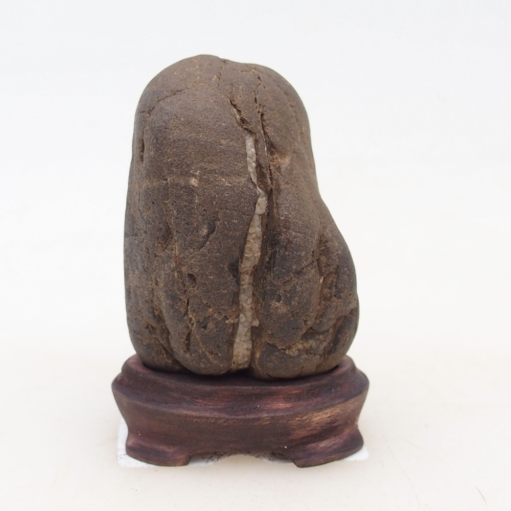 Suiseki - Pierre avec DAI (base en bois)