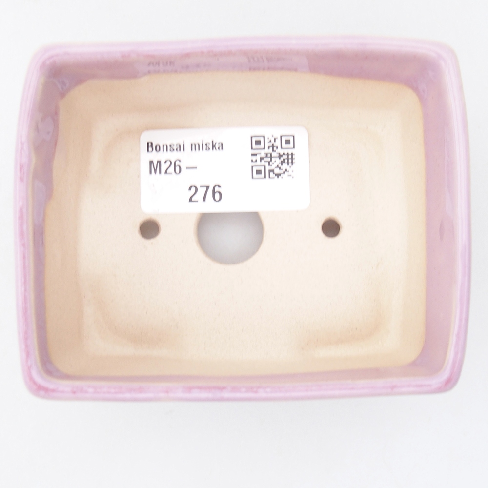Mini bol bonsaï 9 x 7 x 4 cm, rose