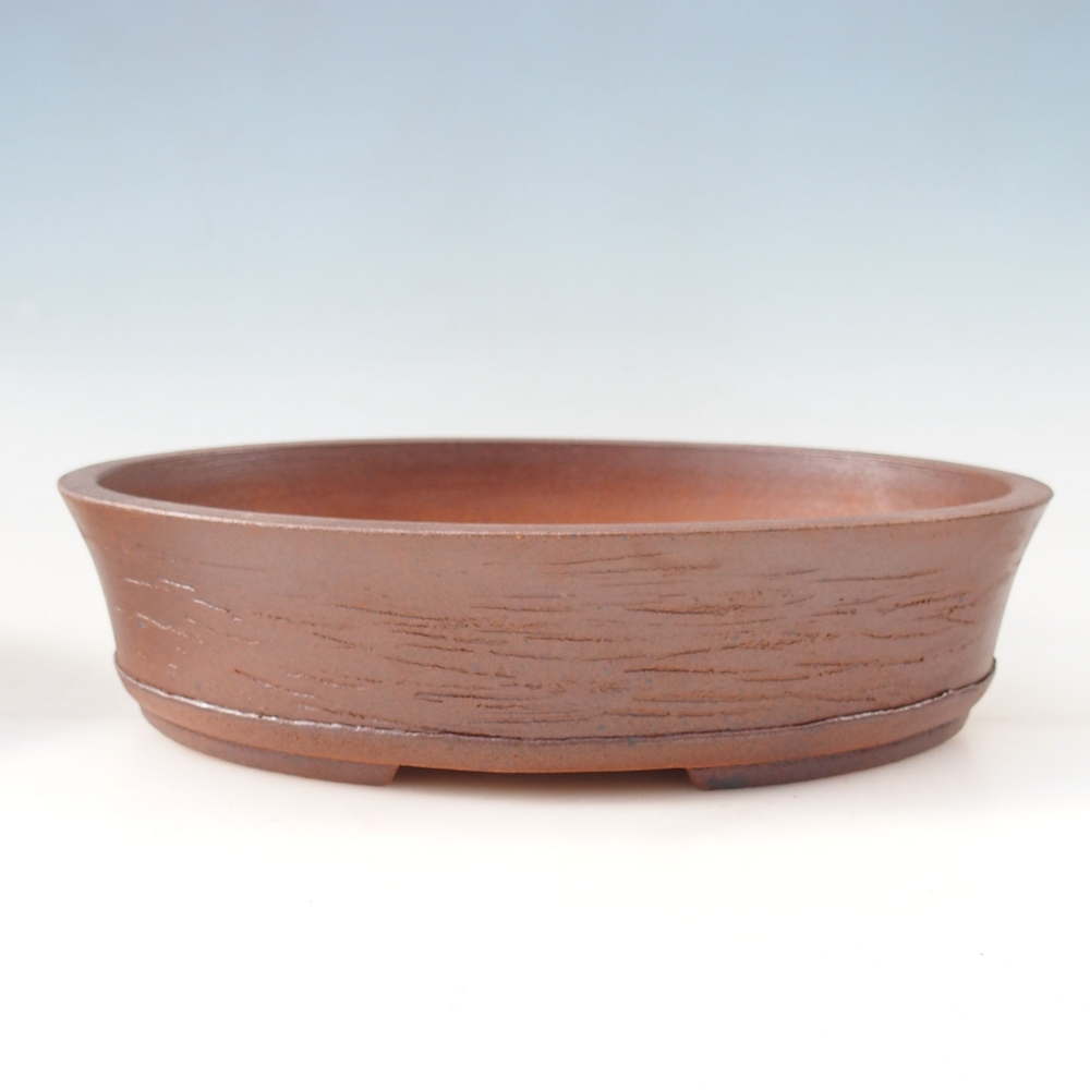 Bol pour bonsaï 34 x 26 x 8 cm , couleur marron