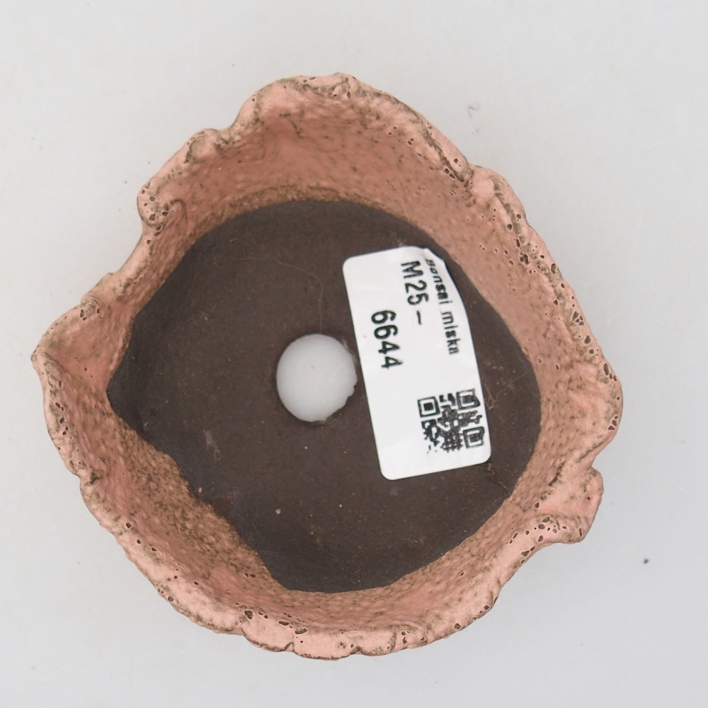 Coquille en céramique 9 x 8,5 x 4 cm , couleur rose