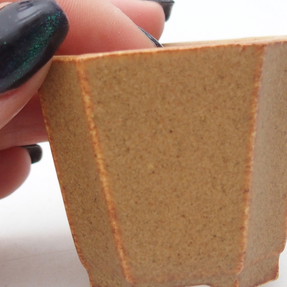 Mini bol bonsaï 4,5 x 4,5 x 4 cm, brun