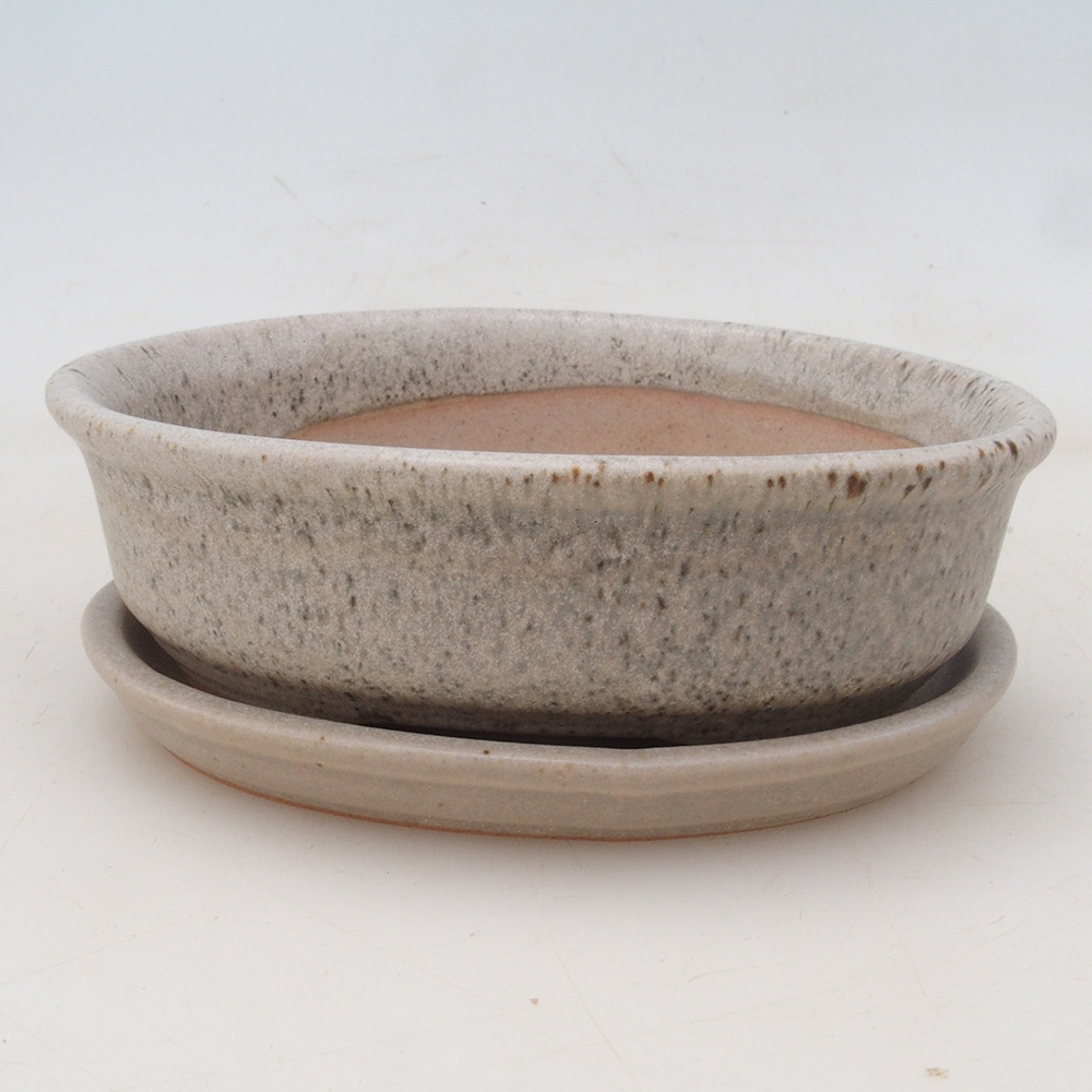 Bol bonsaï + soucoupe H04 - beige