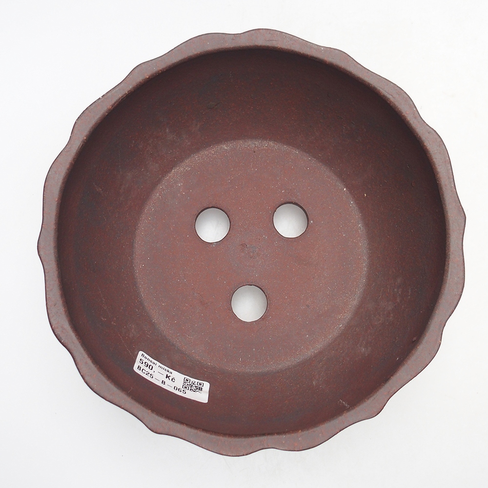 Bol 19 x 19 x 9,5 cm brun-rouge