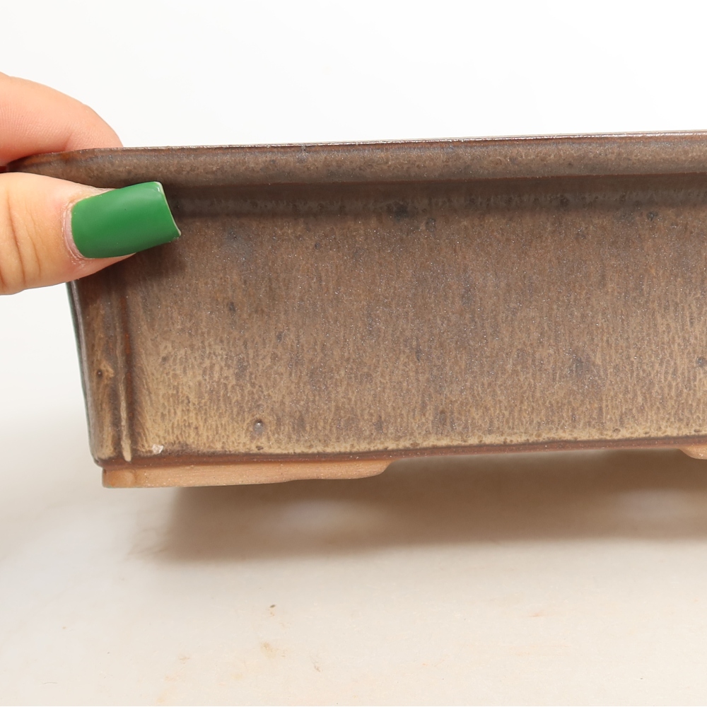 Bol en céramique  20 x 15,5 x 5,5 cm, couleur marron