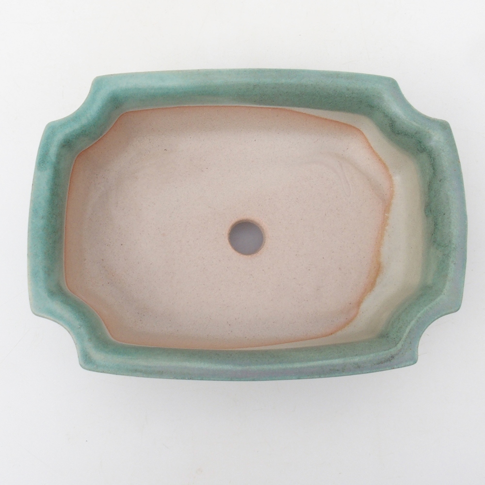 Bol pour bonsaï H03 - 16,5 x 12 x 4,5 cm - vert