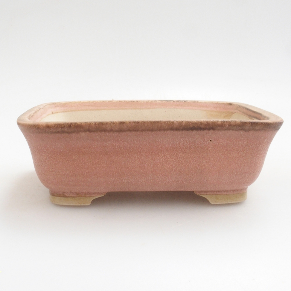 Bol à bonsaï en céramique 10 x 8,5 x 4 cm, brun