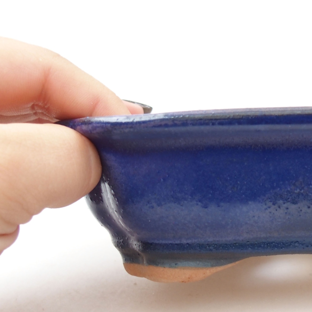 Bol à bonsaï en céramique 22 x 17 x 5 cm, vert