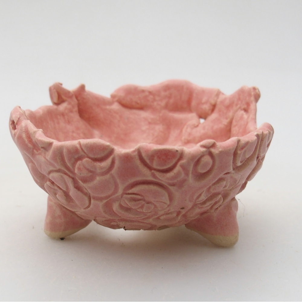 Coquille en céramique 8,5 x 8 x 5 cm , couleur rose