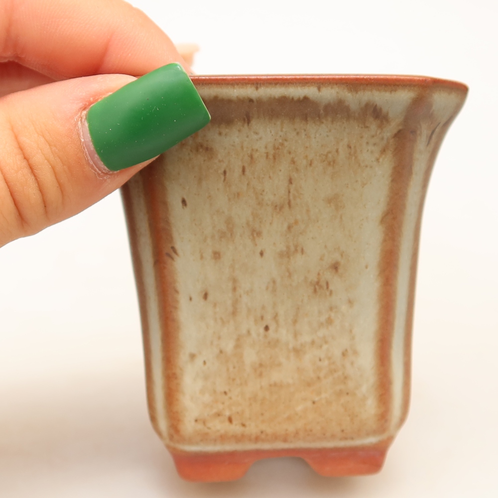 Bol en céramique  6,5 x 6,5 x 7 cm , couleur beige