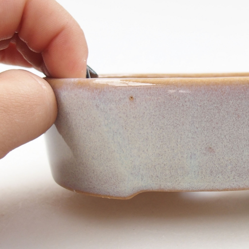 Bol à bonsaï en céramique 22 x 17 x 5 cm, vert